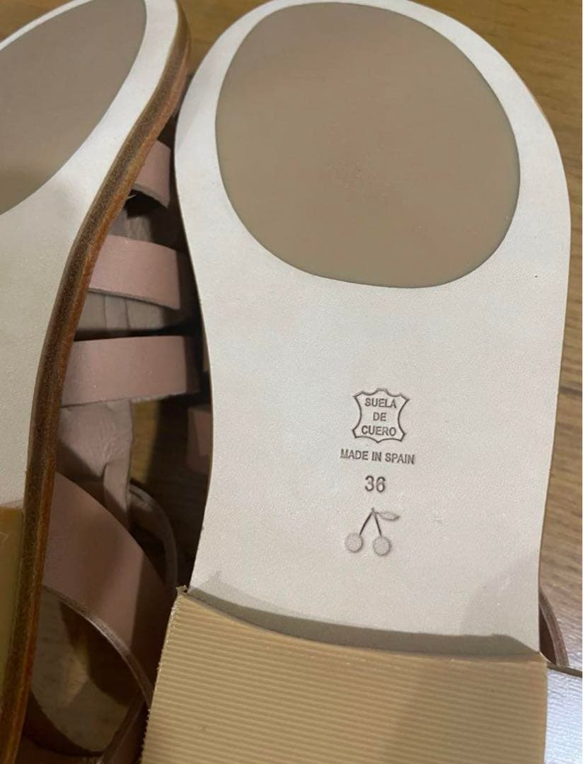 最終価格　新品　ボンポワン　サンダル　36