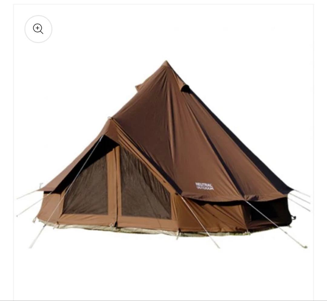 ニュートラルアウトドアブラウンキャンプテントTC テント 4.0 NT-TE21