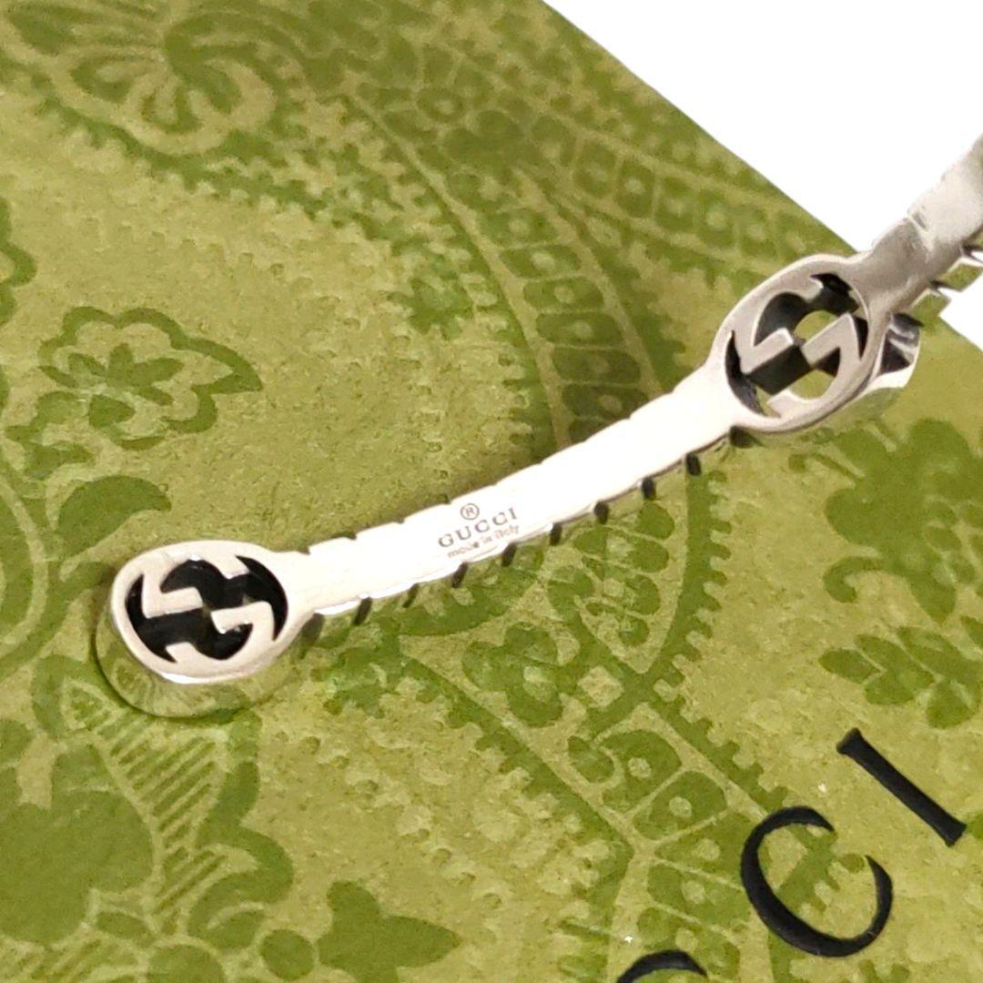 ＊美品　グッチ　インターロッキングG　バングル　SV925　研磨/新品仕上げ済み