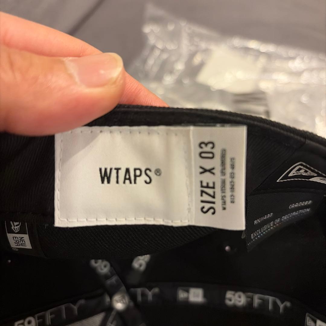 WTAPS ブラック ベースボールキャップ 7 1/4