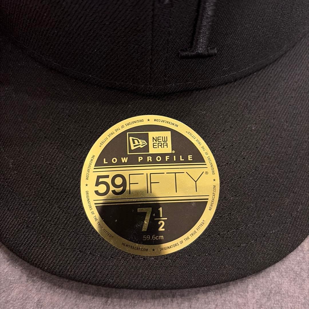 WTAPS ブラック ベースボールキャップ 7 1/4