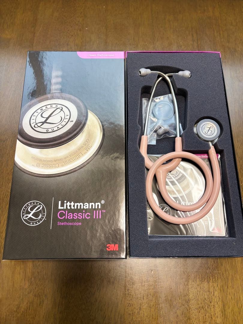 ⚪︎新品　Littmann Classic III 聴診器 ピンク　27インチ