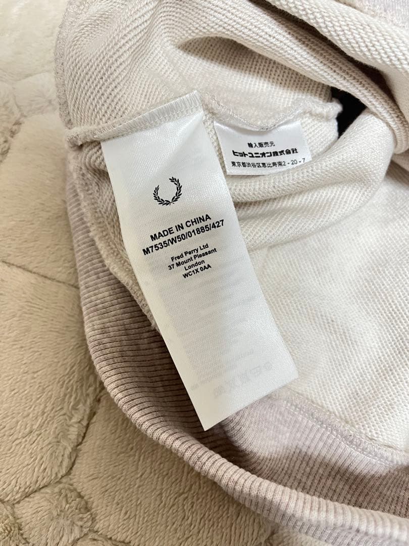 FRED PERRY フレッドペリー クルーネック トレーナー スウェット