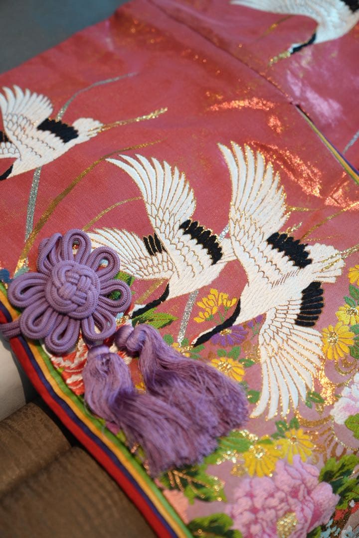 打掛 色打掛 八重重ね 白無垢 ウェディングドレス 結婚式　打掛ベルト付