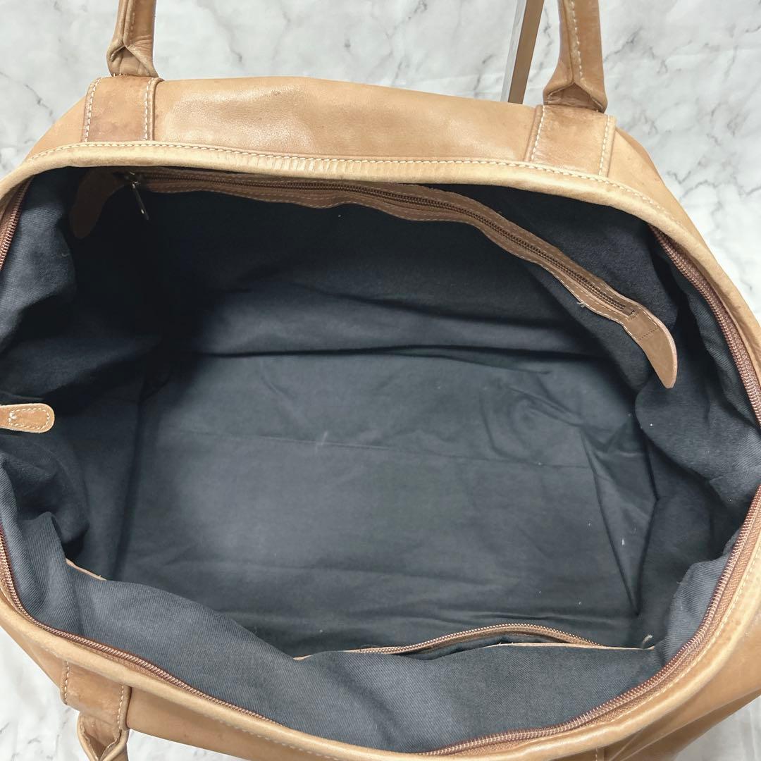 コーチ 0502 ボストンバッグ ブラウン レザー