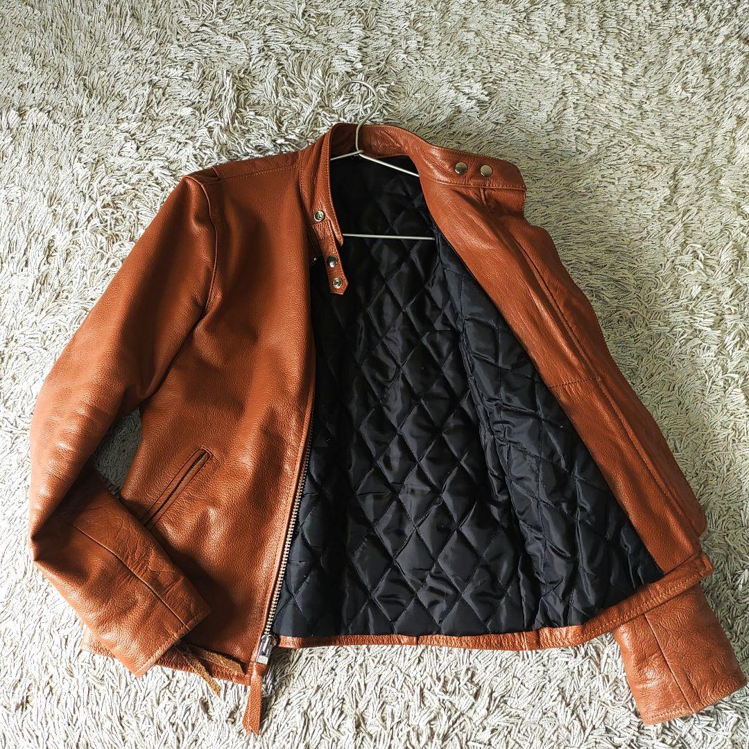 FREEDOM レザージャケット　ブラウン　フリーダム ライダース