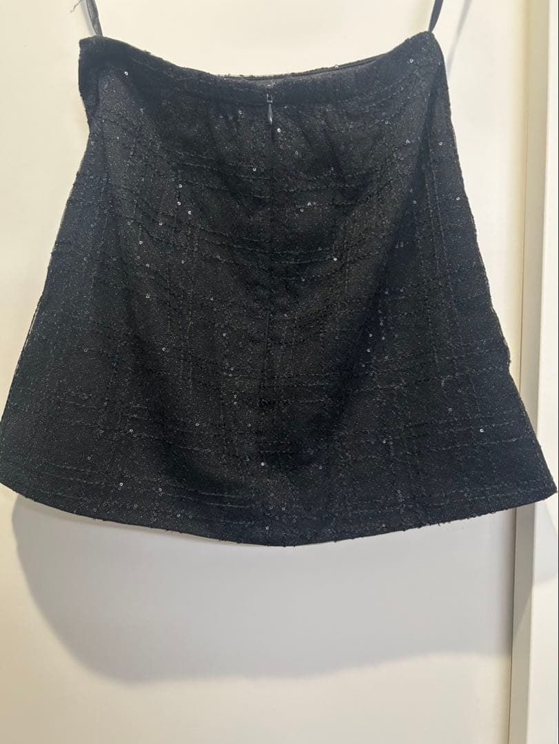 ROBE de FLEURS ブラックミニドレス セットアップ