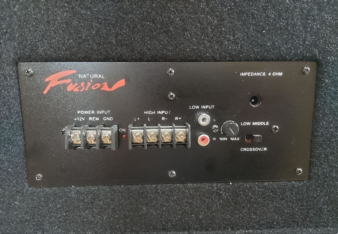 FUSION FSN-W50L改 ウーファー ウーハー 作動確認済 美品