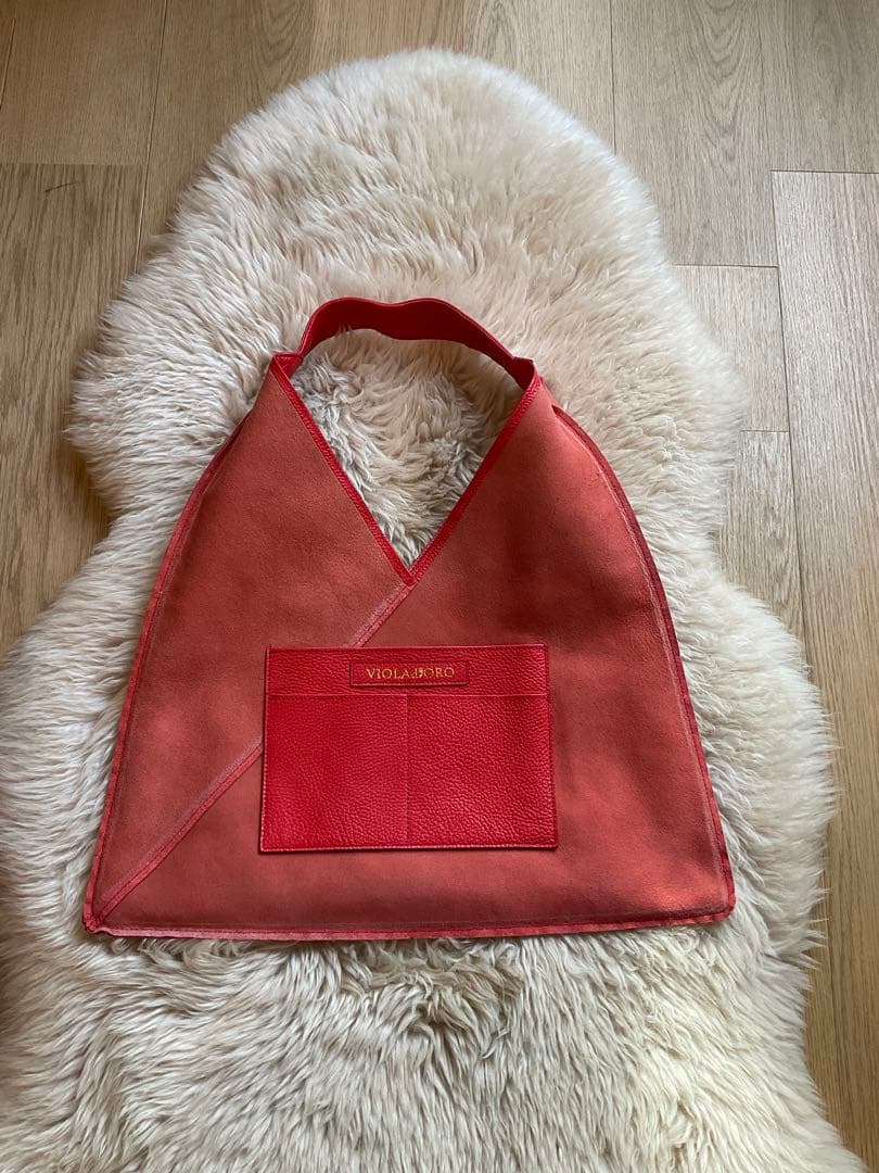【極美品保存袋付】VIOLAd’ORO ヴィオラドーロ　ADRIA本革ワンショル