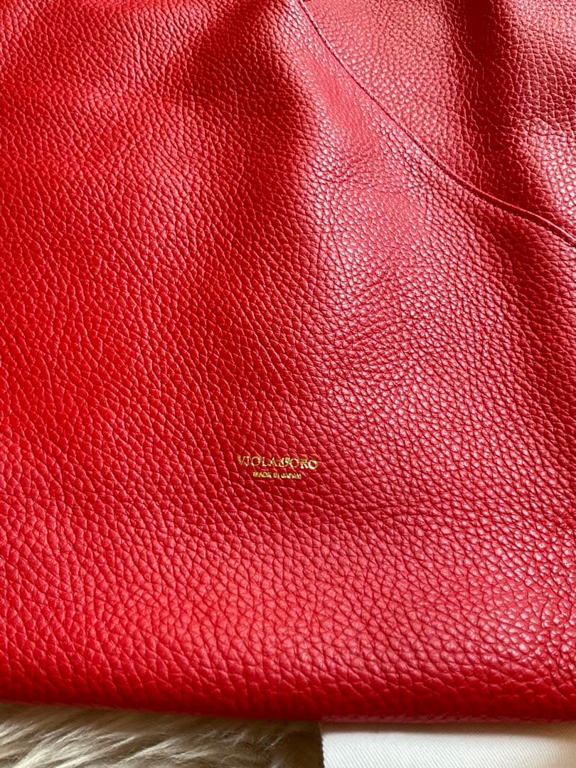 【極美品保存袋付】VIOLAd’ORO ヴィオラドーロ　ADRIA本革ワンショル