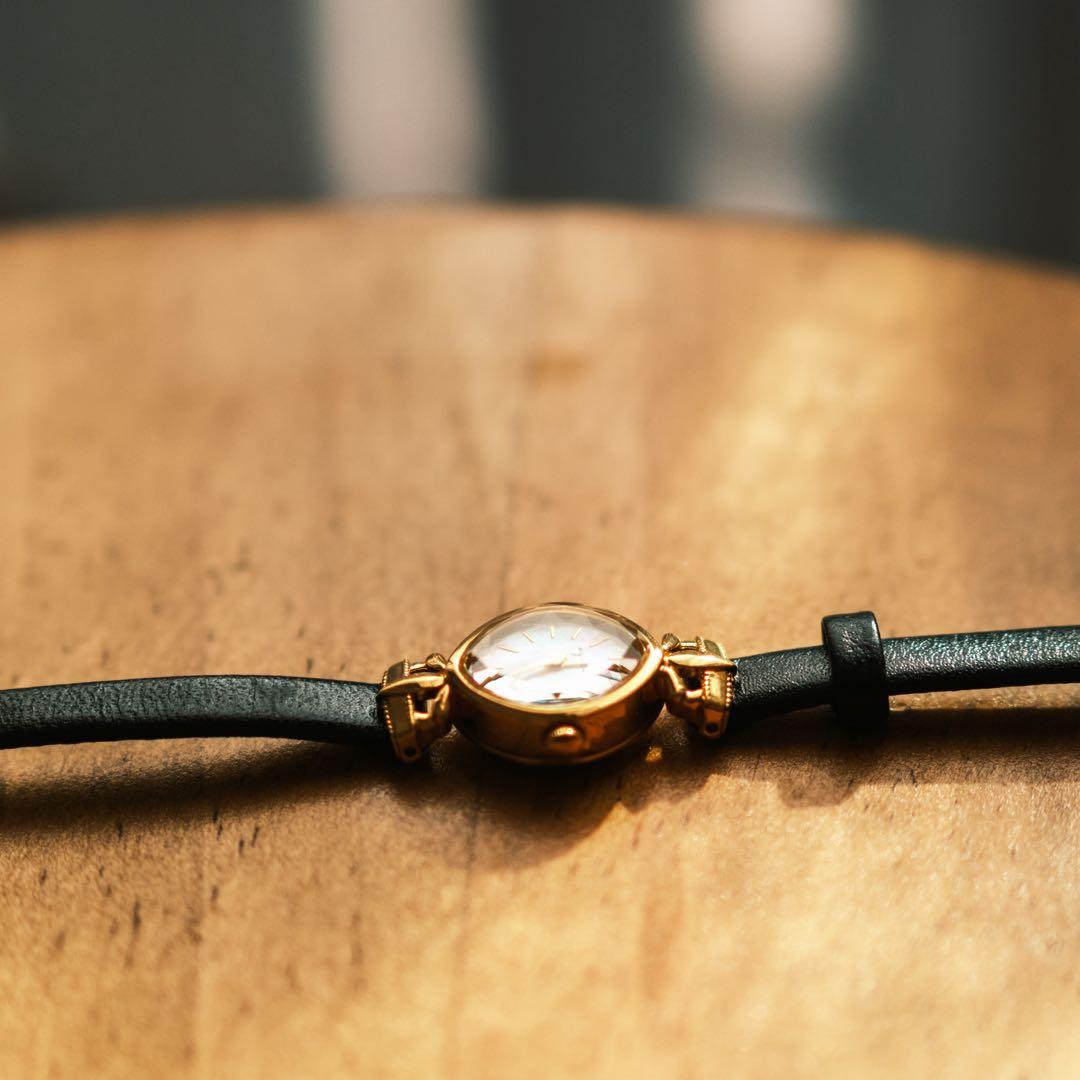 12/21値下【美品】agateアガット ホワイトシェル オーバル