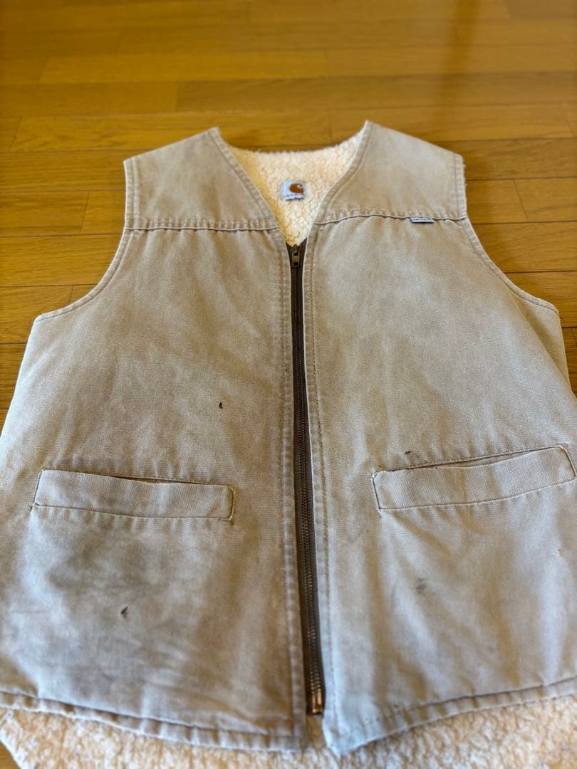 80’s USA製 carhartt カーハート 星タグ ダック ボア ベスト