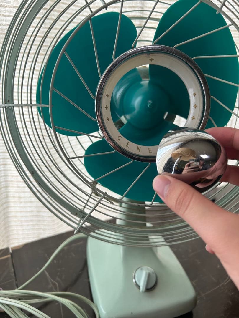 GENERAL ゼネラル　ミントグリーン 昭和レトロ扇風機