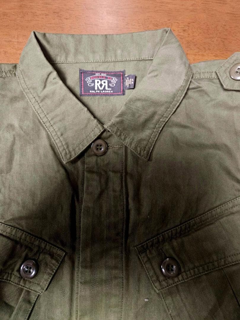 新品未使用　DOUBLE RRL ミリタリーJK オリーブGREEN（XL)