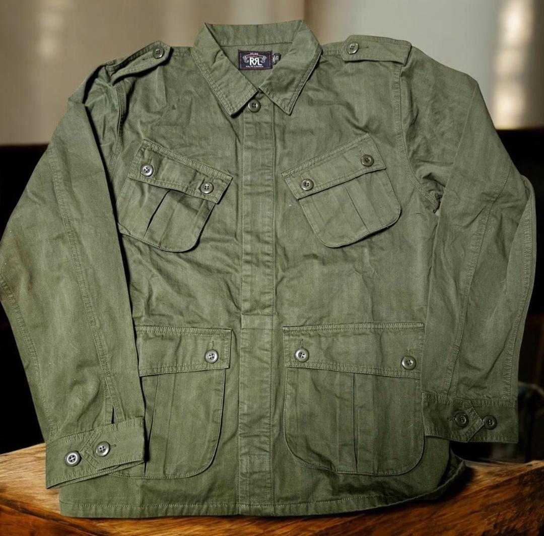 新品未使用　DOUBLE RRL ミリタリーJK オリーブGREEN（XL)