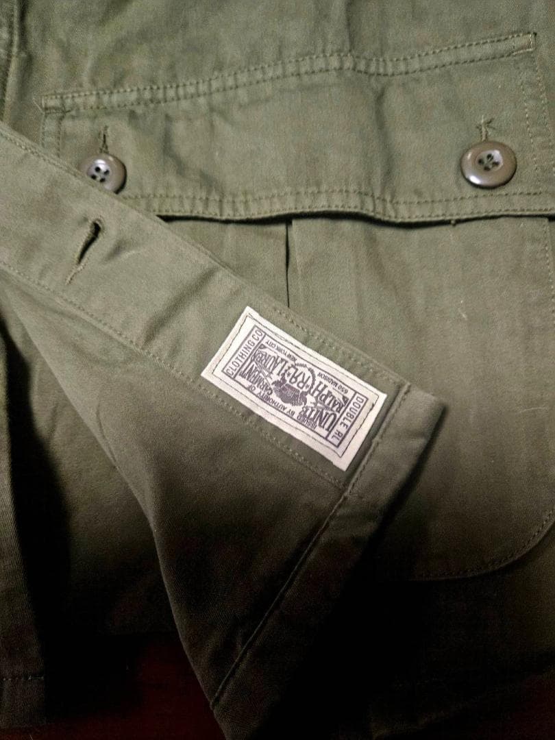 新品未使用　DOUBLE RRL ミリタリーJK オリーブGREEN（XL)