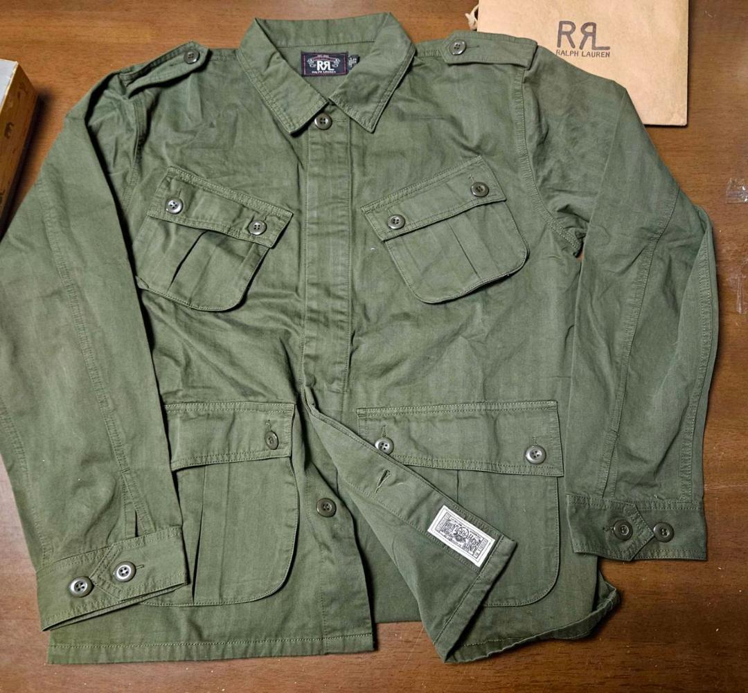 新品未使用　DOUBLE RRL ミリタリーJK オリーブGREEN（XL)
