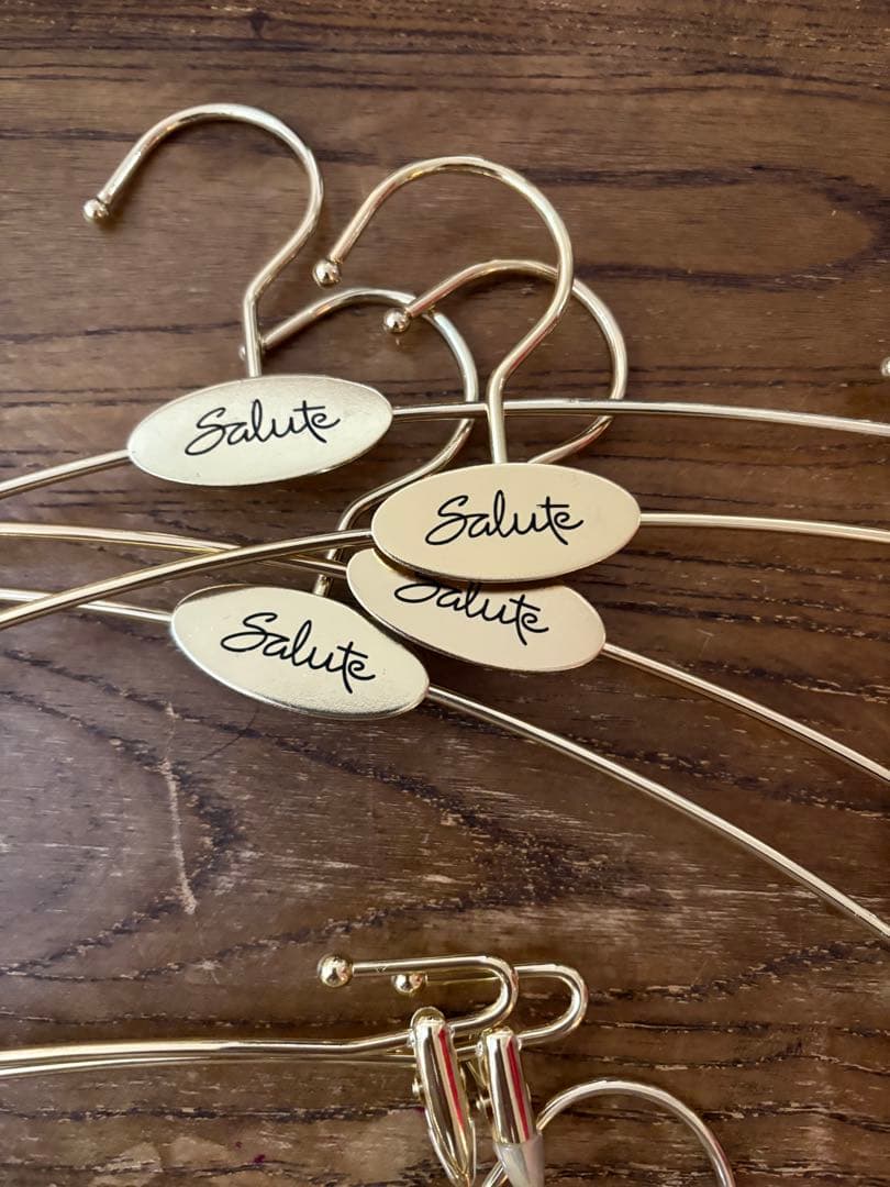 柿の種Salute ノベルティデザイン 衣類ハンガーセット3種類12本