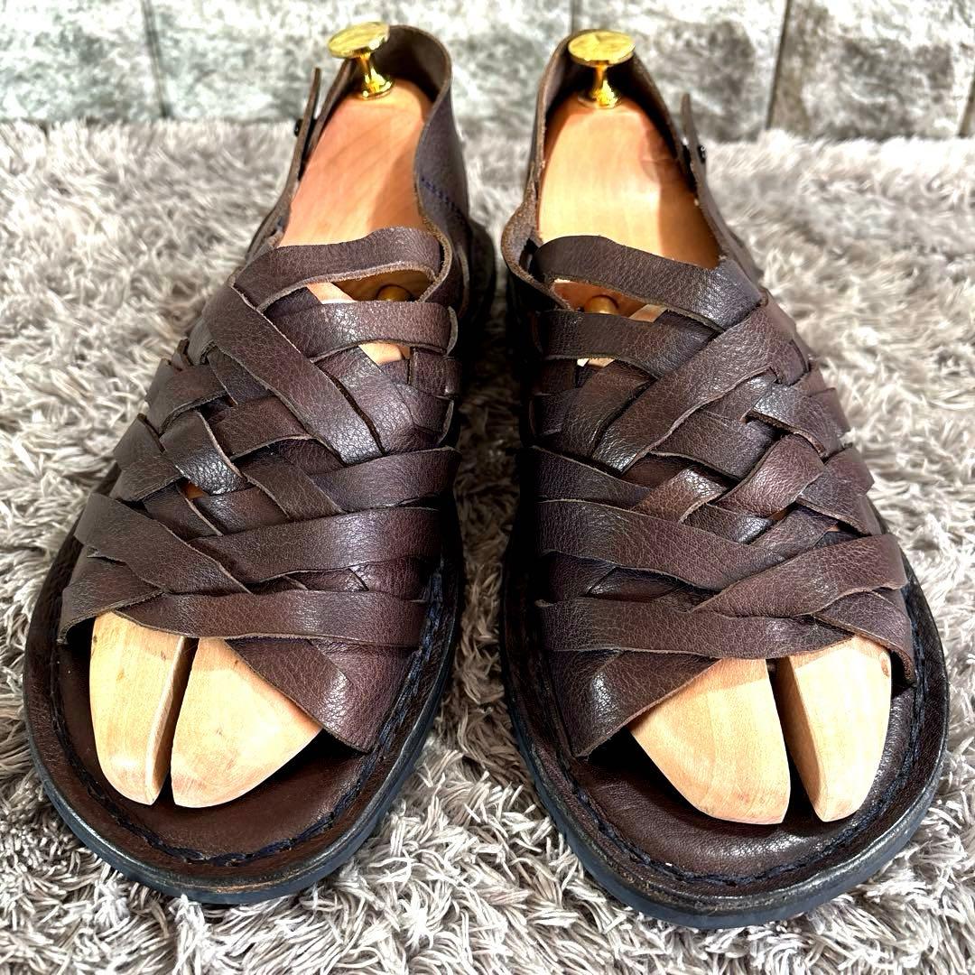 極美品❣️trippenトリッペン SWAMP メッシュサンダル メンズ 茶 41