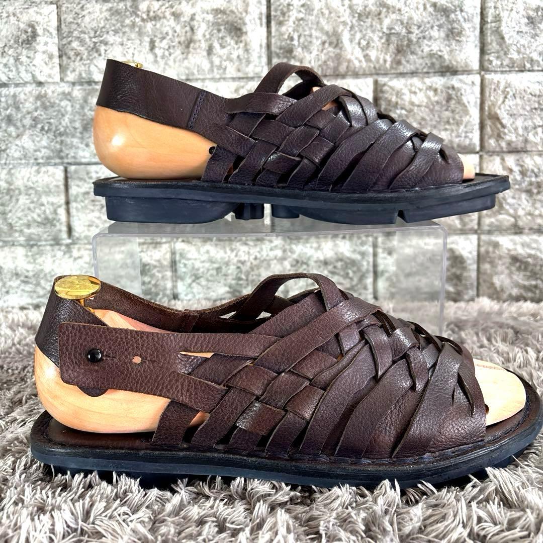 極美品❣️trippenトリッペン SWAMP メッシュサンダル メンズ 茶 41