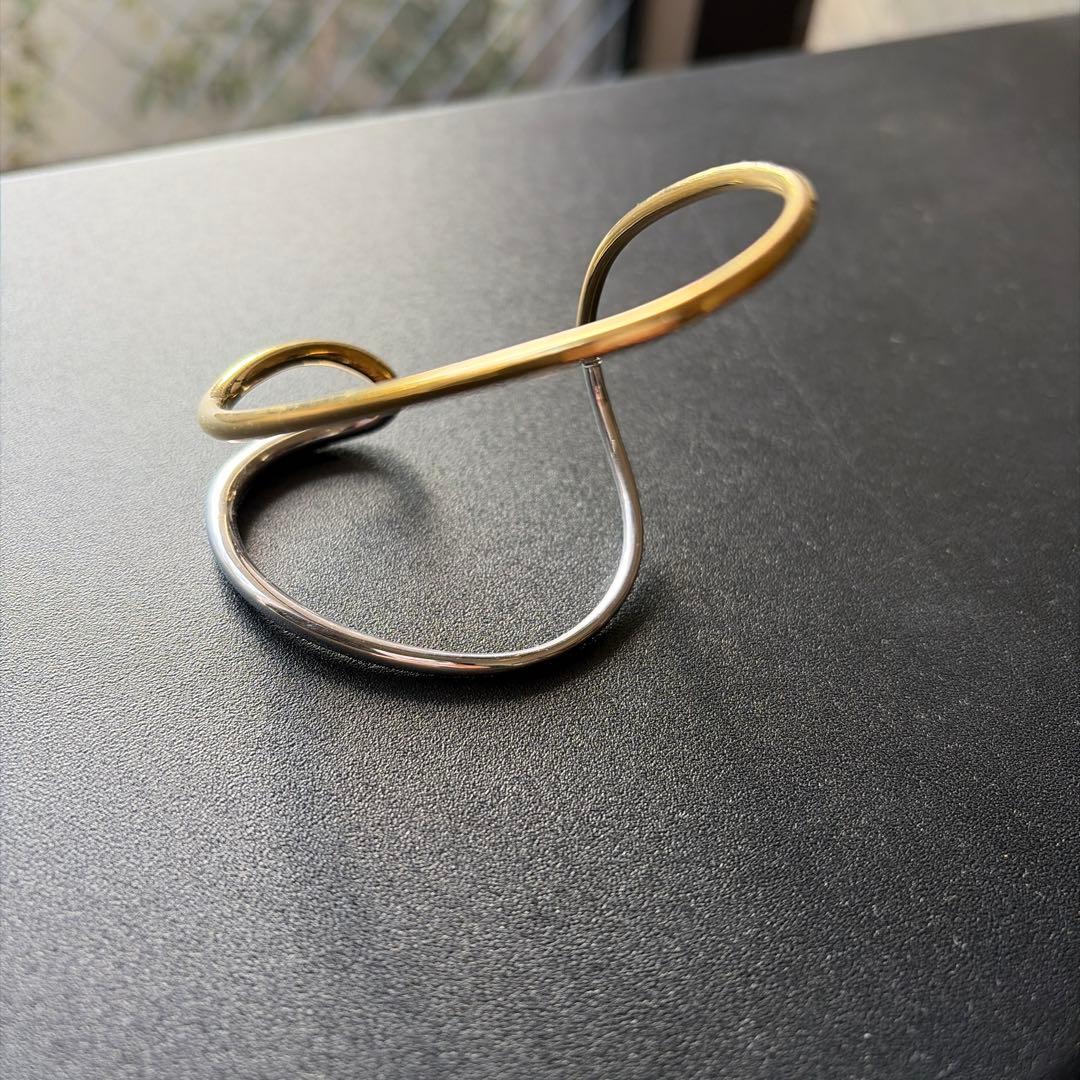 ※難あり※シャルロットシェネ　IVY ブレスレット　シルバー&ゴールド左手用