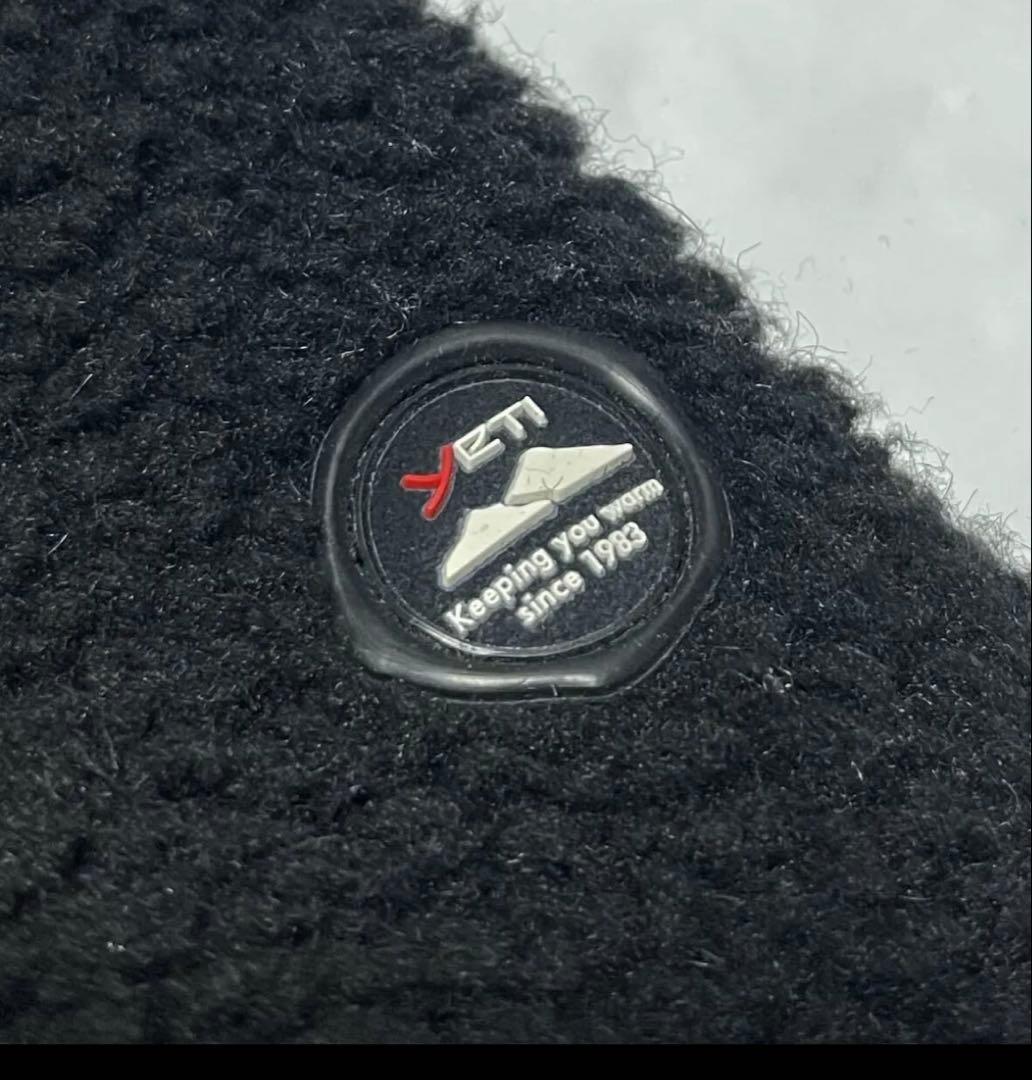 YETI ブラック ボアジャケット