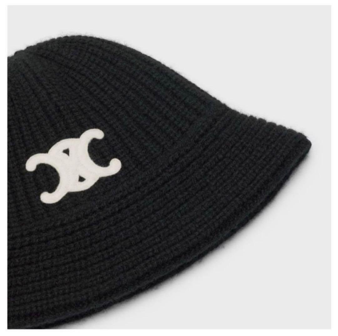 CELINE セリーヌ トリオンフ クロシェ カシミア バケットハット