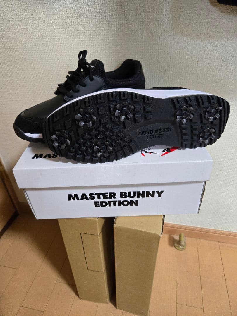 MASTER BUNNY EDITION ゴルフシューズ ブラック 27.0新品