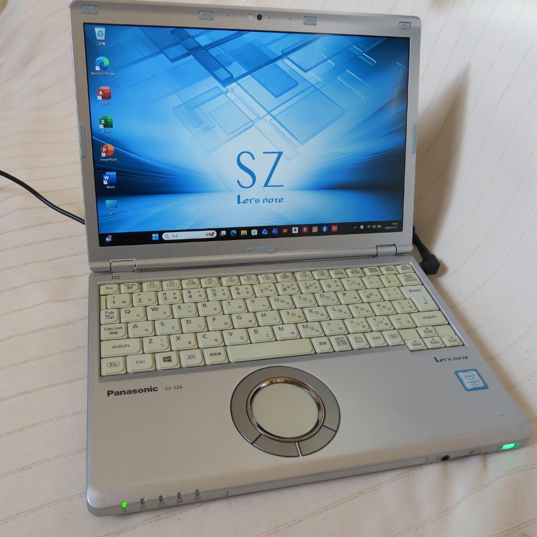 レッツノートSZ6／i3-第7世代／SSD 256GB／Office 2024