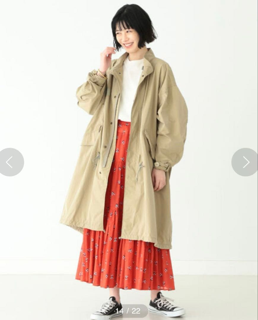 【新品未使用タグ付き】BEAMS BOY ソロテックス M-65 パーカ