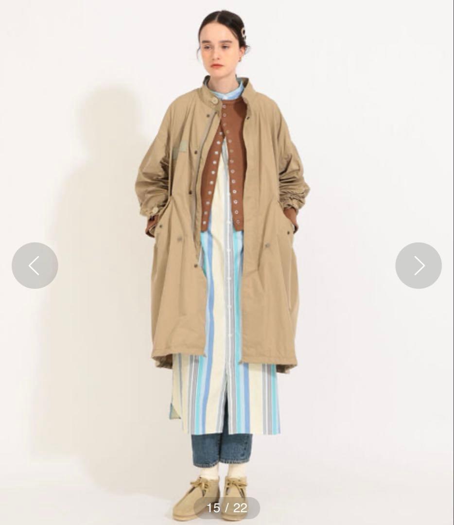 【新品未使用タグ付き】BEAMS BOY ソロテックス M-65 パーカ