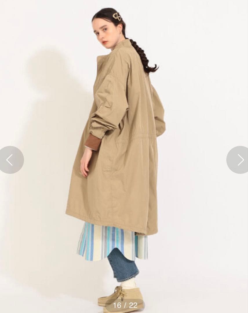 【新品未使用タグ付き】BEAMS BOY ソロテックス M-65 パーカ