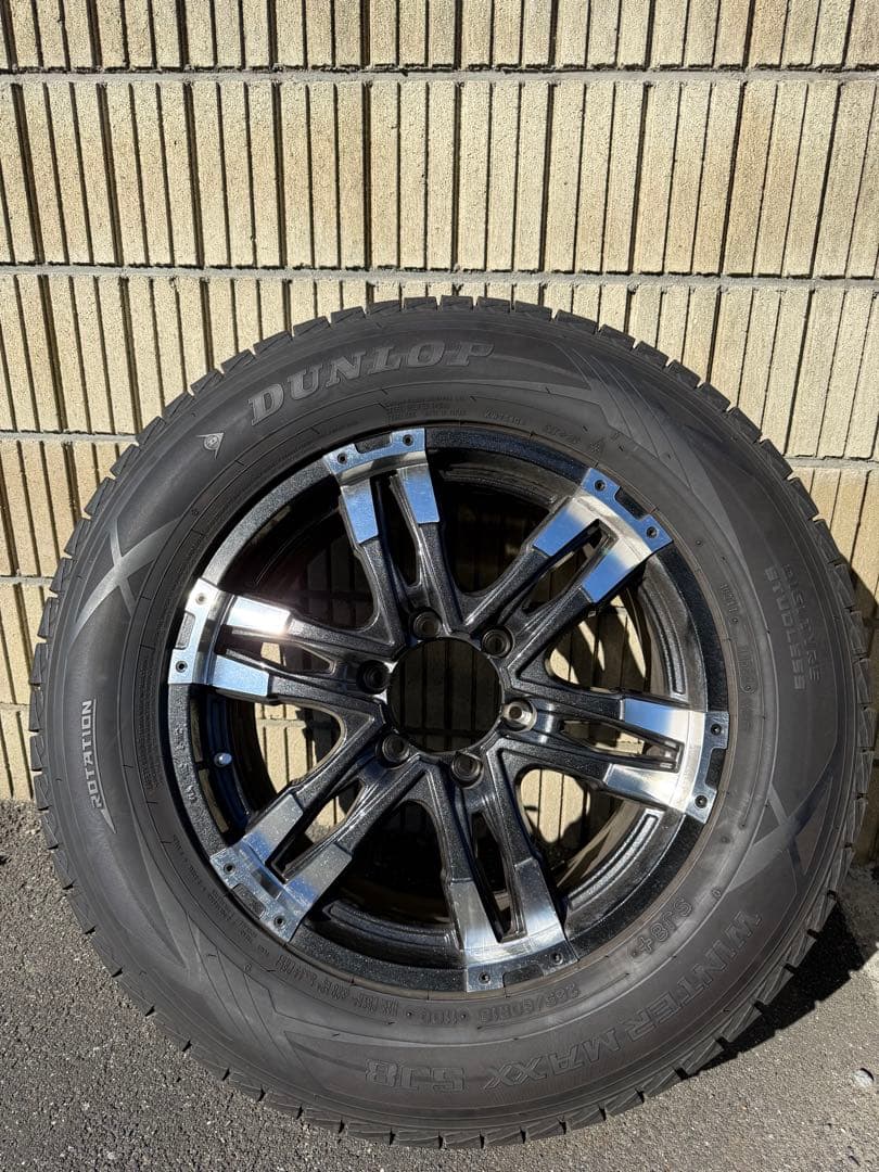 バリ溝　プラド 265/60/18ダンロップスタッドレス