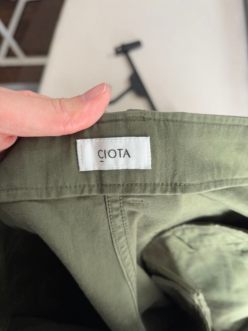 CIOTA 22AWスピンコットン　ベイカーパンツ