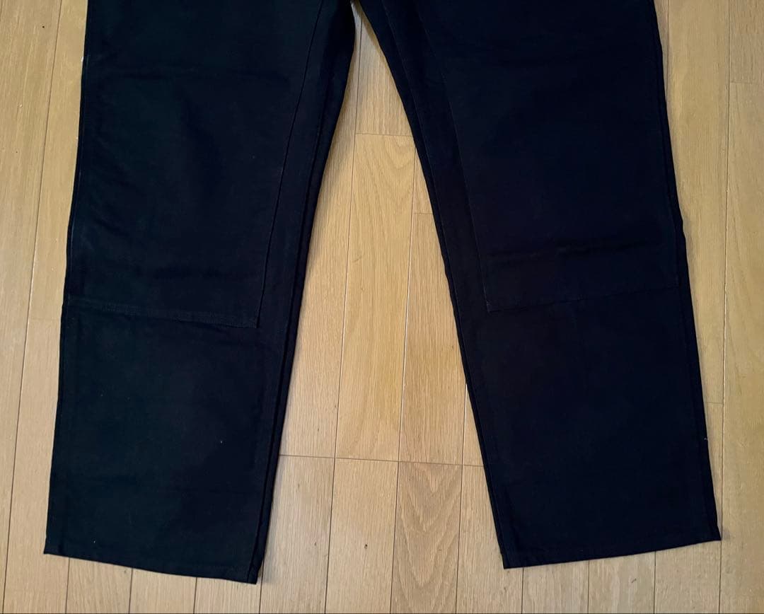 Carhartt ダック地 ダブルニー W42 L32 B01BLK