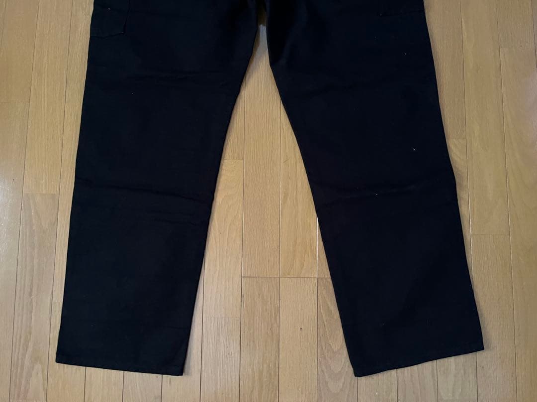 Carhartt ダック地 ダブルニー W42 L32 B01BLK