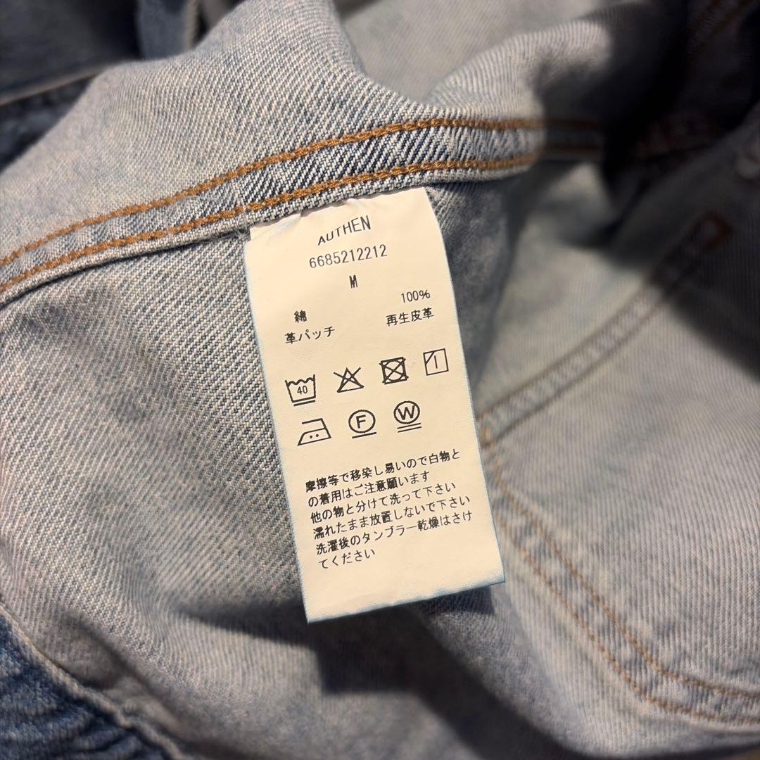 2025年購入　ナノユニバース　AUTHEN オーセン デニムジャケット　M