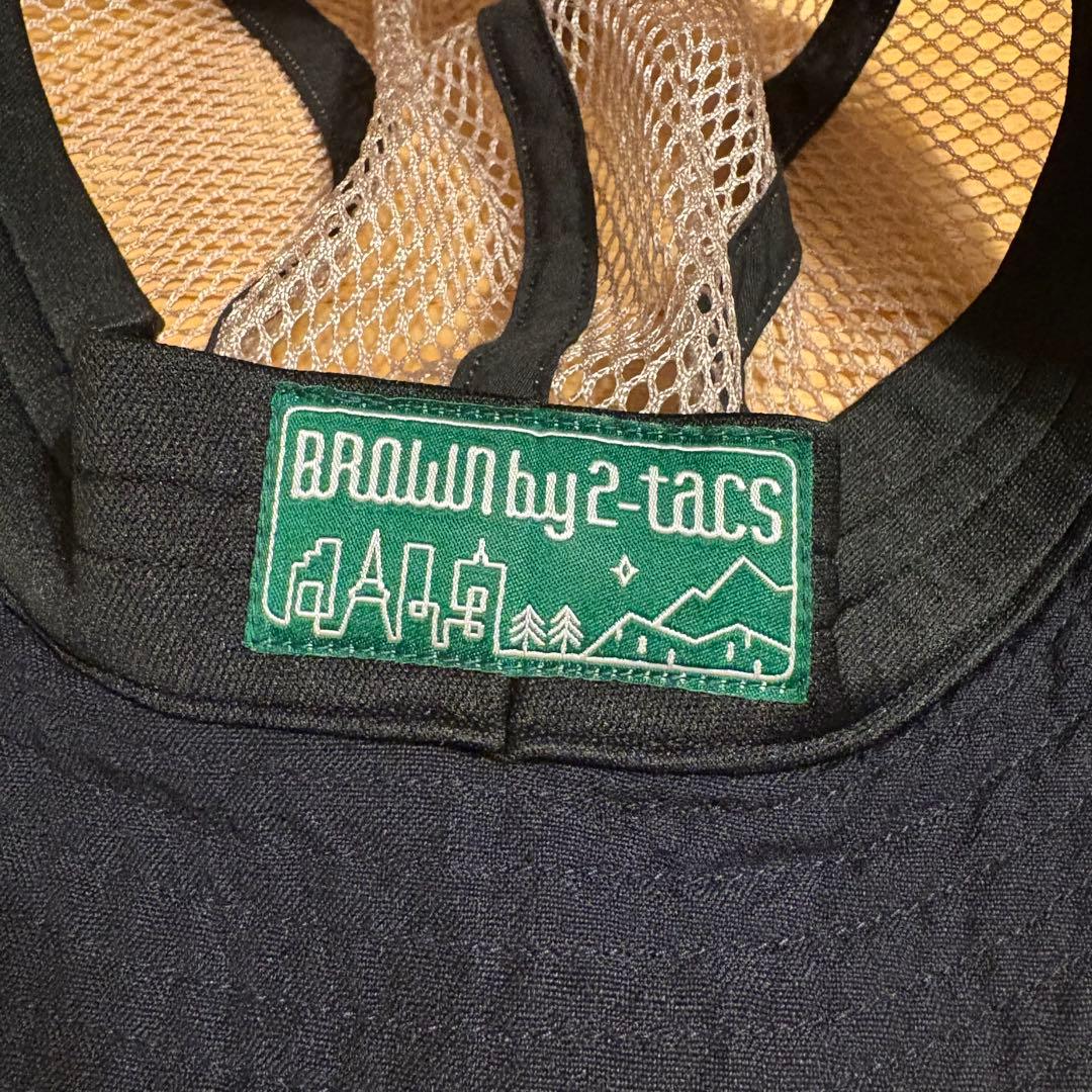 帽子 BROWN by 2-tacs mesh hat navy