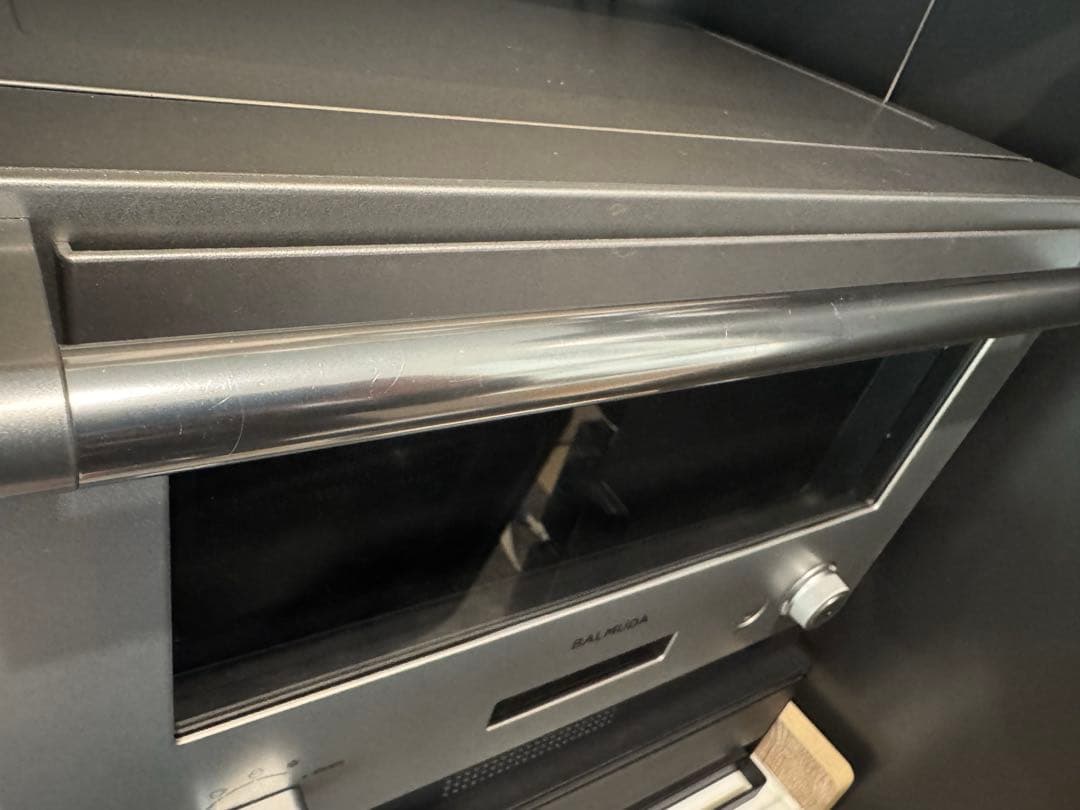 2021年製BALMUDA オーブンレンジ シルバー（E05）オーブン機能◎