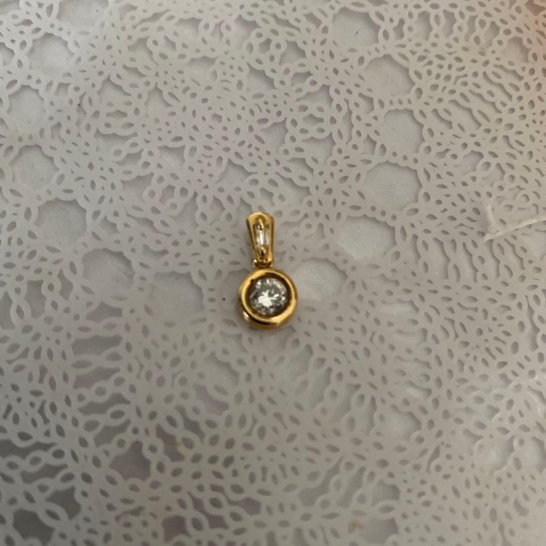 ダイヤ0.5ct K18ぺンダントヘッド