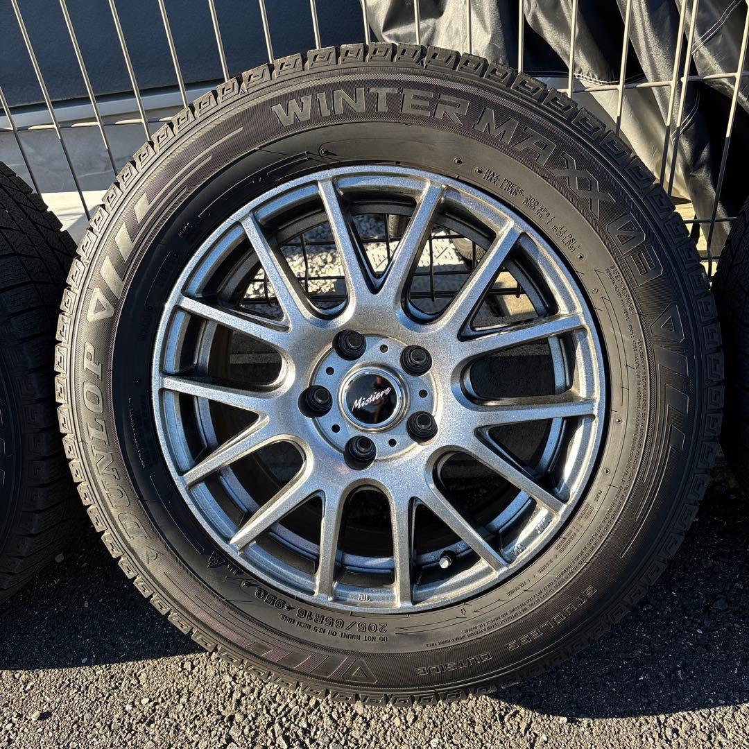 DUNLOP WINTER MAXX 16インチスタッドレスタイヤ４本セット