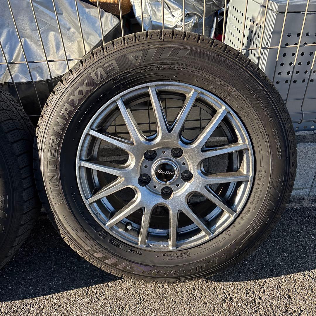 DUNLOP WINTER MAXX 16インチスタッドレスタイヤ４本セット