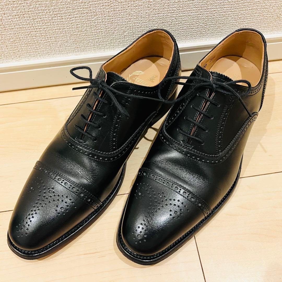 【極美品】スコッチグレイン セミブローグ パンチドキャップトゥ F-920