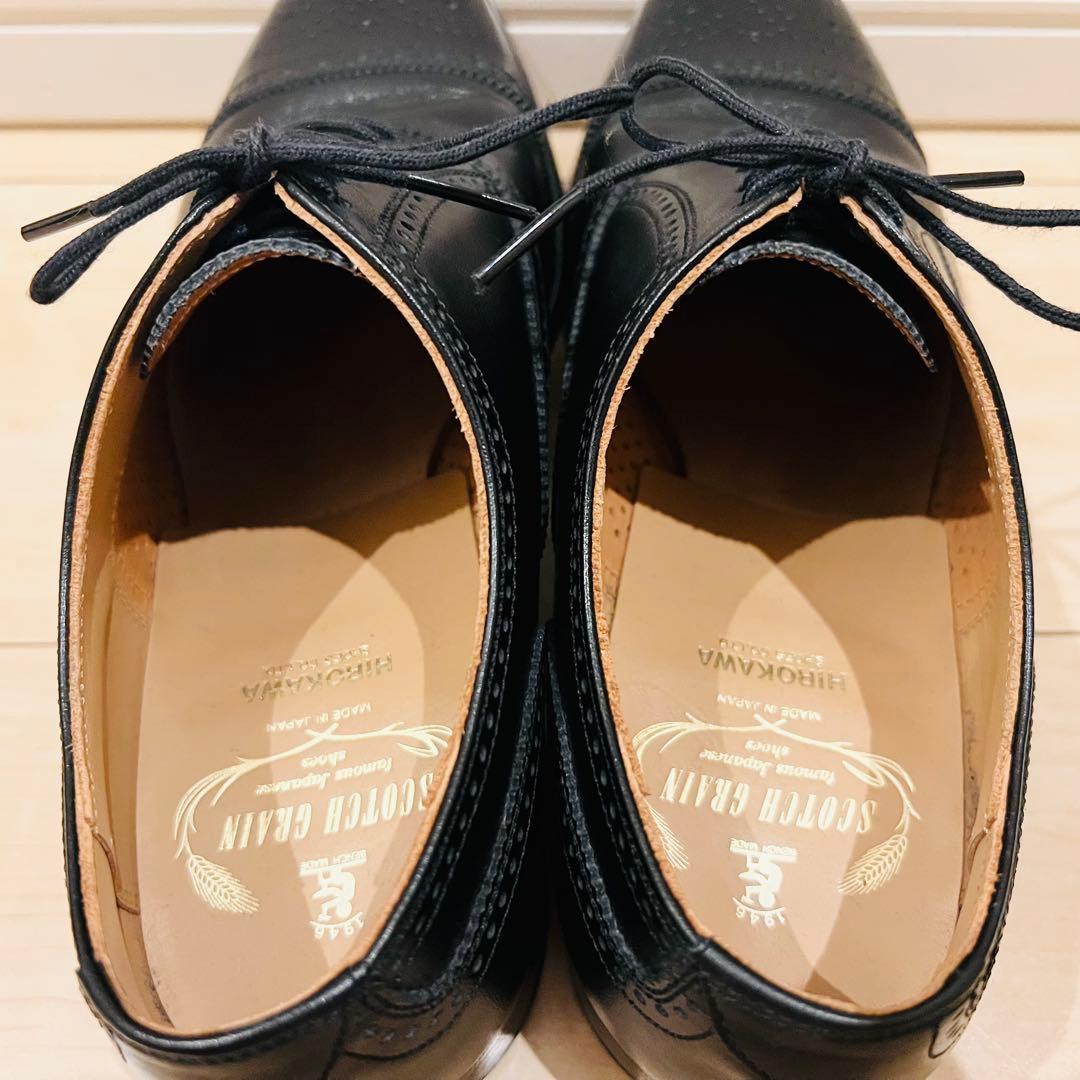 【極美品】スコッチグレイン セミブローグ パンチドキャップトゥ F-920