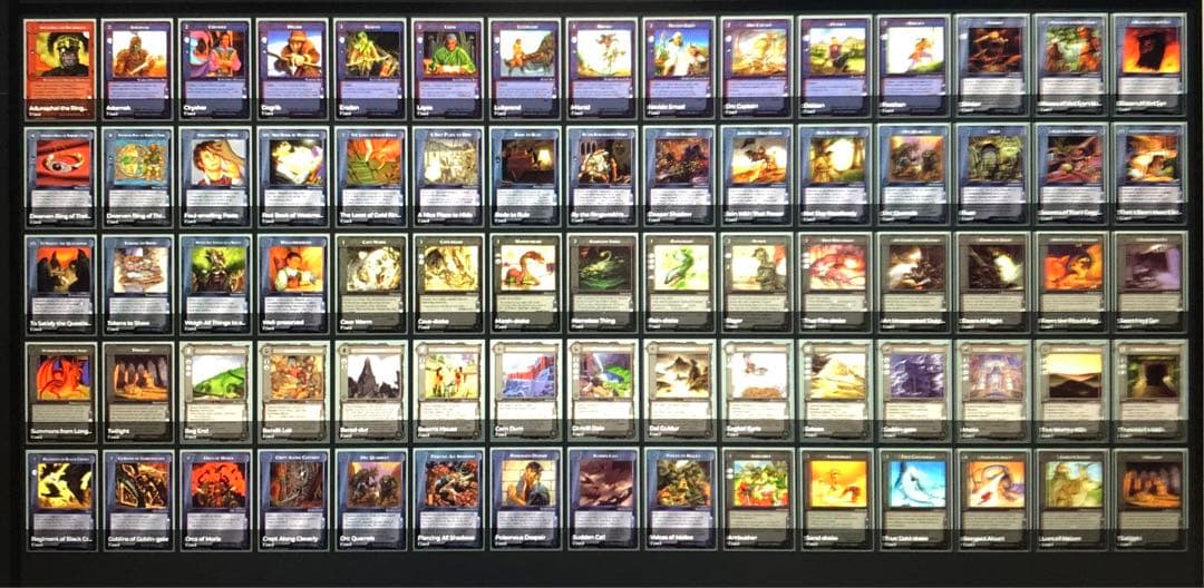 ミドルアース　カード　チャレンジデッキF ccg コンプ　指輪物語　トレカ