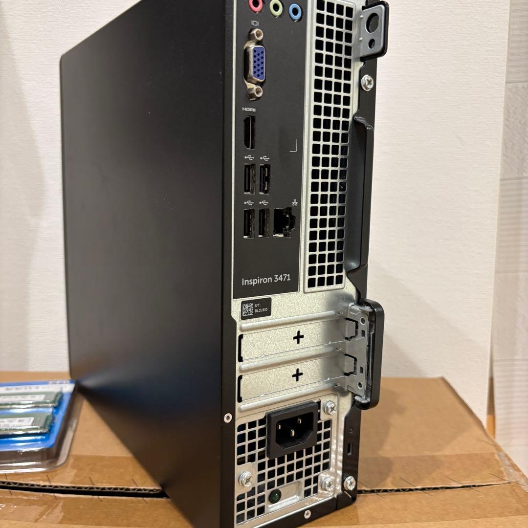 Dell Inspiron 3471 デスクトップPC 本体（+メモリ32GB）