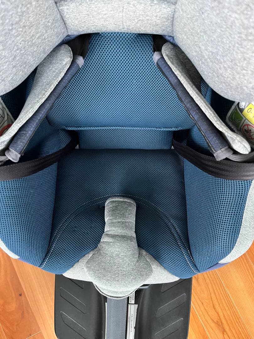 Aprica クルリラプラスチャイルドシート グレー/ネイビー