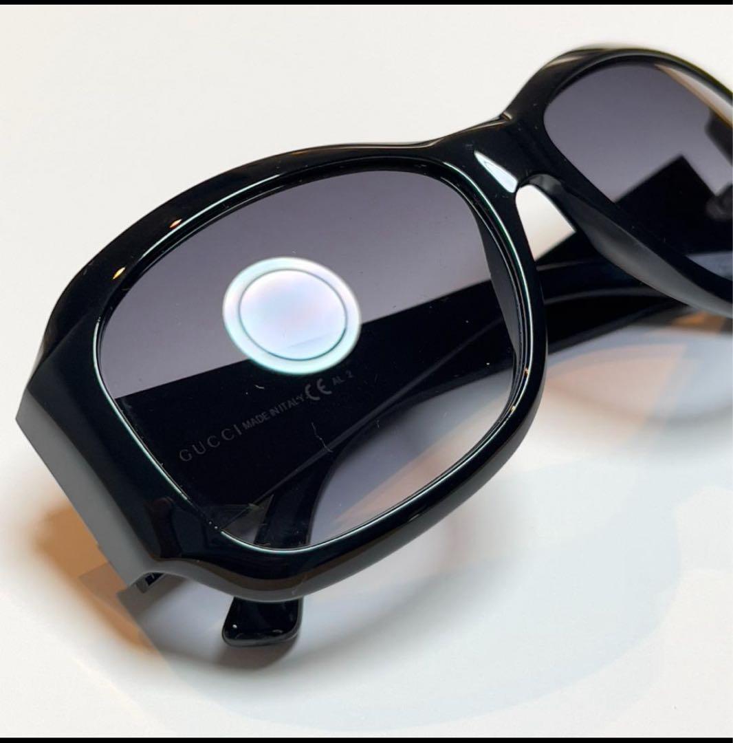 グッチ インターロッキング金具 GG総柄テンプル サングラス