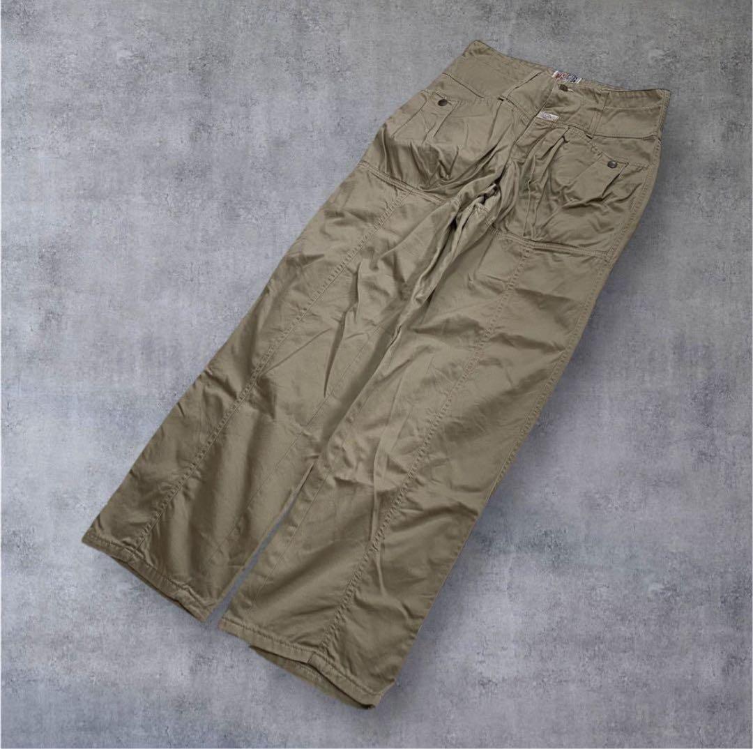 パンツ archive CLOSED Double Belt Wide Pants