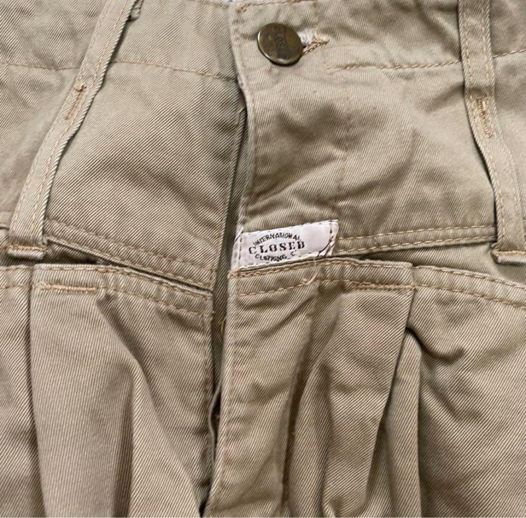 パンツ archive CLOSED Double Belt Wide Pants